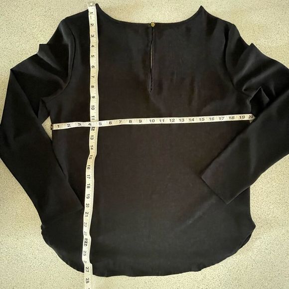 Vero Moda peep neck scoop neck long sleeve top - Picture 2 of 8